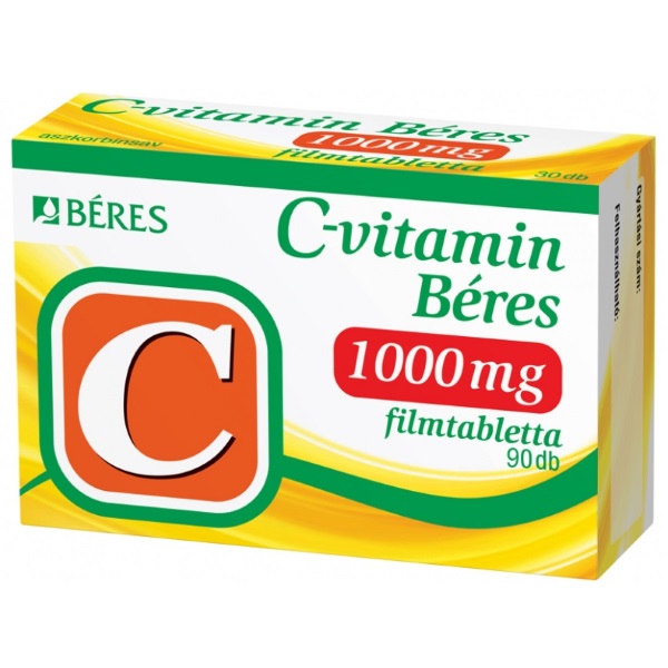 C vitamin Béres 1000 mg filmtabletta 90x Mpatika hu