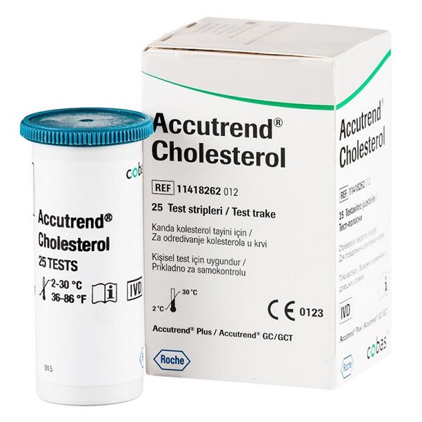 AccuTrend Cholesterol tesztcsík (25x)