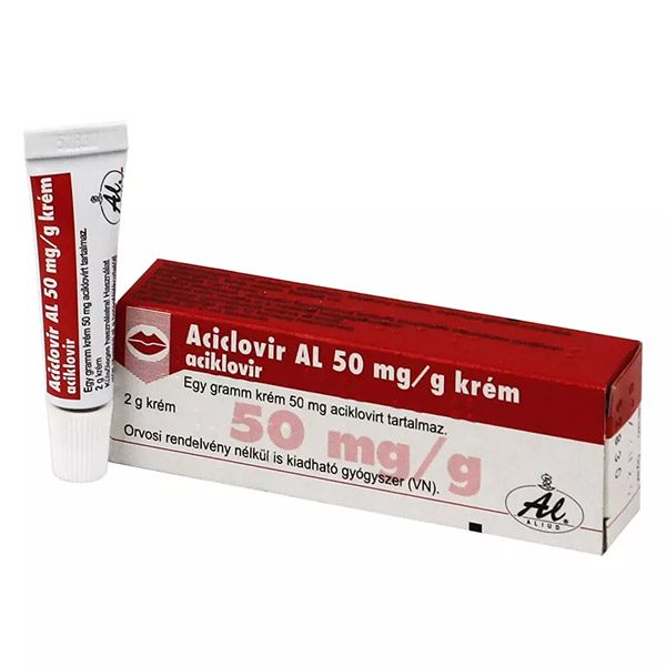 Aciclovir AL 50 mg/g krém (2g)