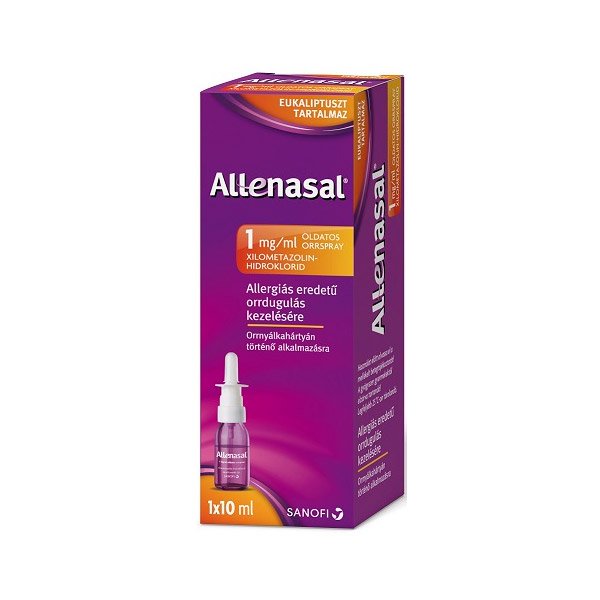 Allenasal 1mg/ml oldatos orrspray (10ml)