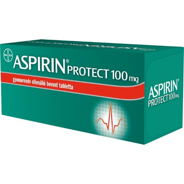 Aspirin Protect 100 mg gyomornedv ellenálló bevont tabletta (98x)