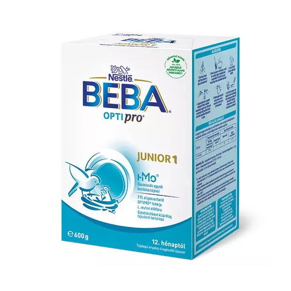 Beba Optipro Junior 1 tejalapú anyatej-kiegészítő tápszer (600g)
