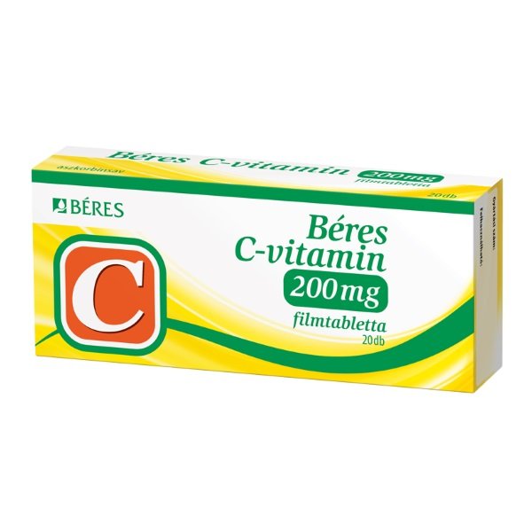 Béres C-vitamin 200mg filmtabletta (20x)
