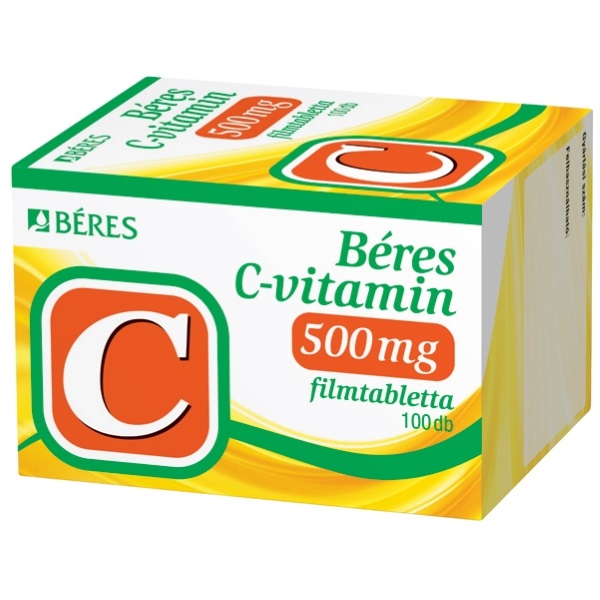 Béres C-vitamin 500mg filmtabletta (100x)