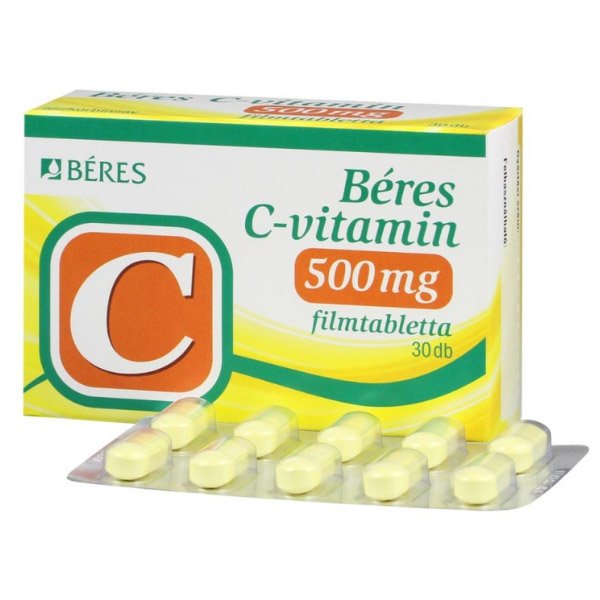 Béres C-vitamin 500mg filmtabletta (30x)
