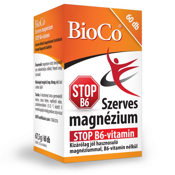BioCo Szerves Magnézium STOP B6 tabletta (60x)