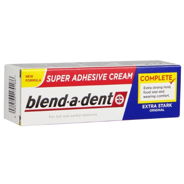 Blend-a-Dent Extra Stark Original műfogsorrögzítő krém (47g)