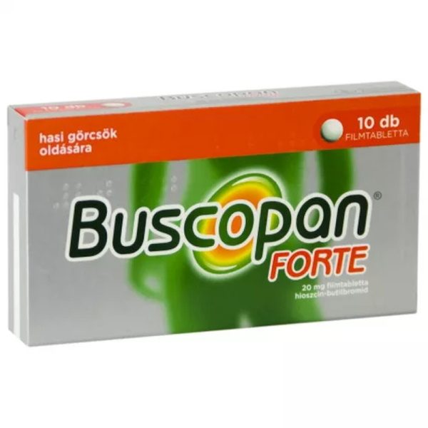 Buscopan Forte 20 mg filmtabletta (10x)