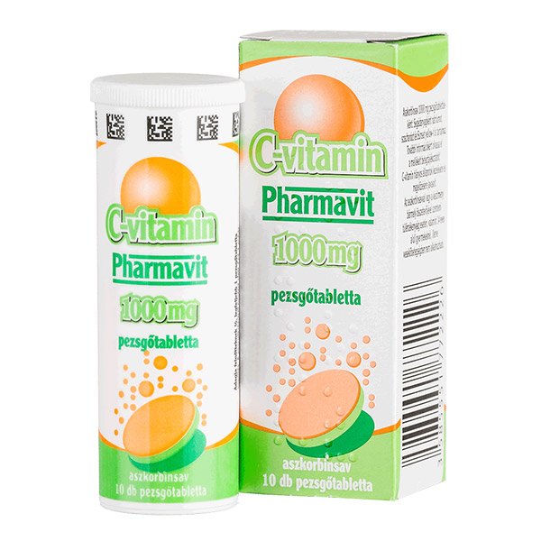 C-vitamin Pharmavit 1000 mg pezsgőtabletta (10x)