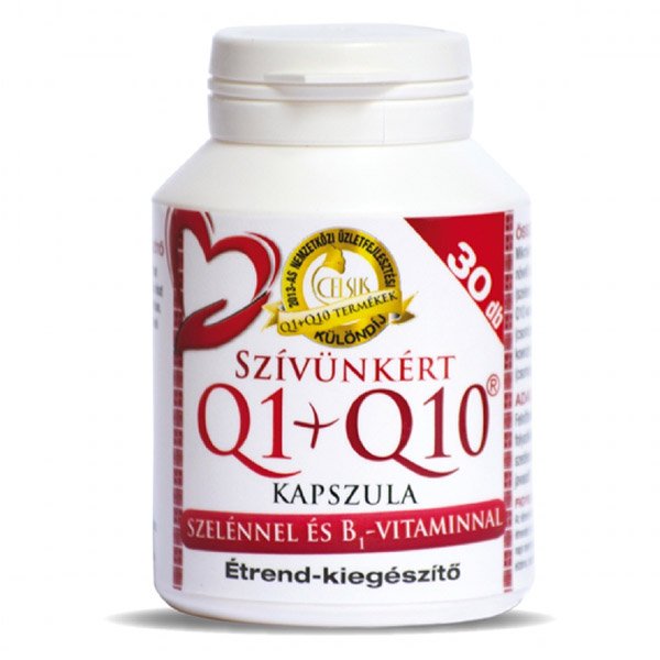 Celsus Szívünkért Q1+Q10 szelénnel és B1-vitaminnal kapszula (30x)