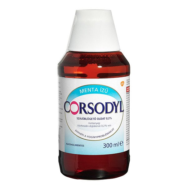 Corsodyl Szájöblögető oldat 0,2% (300ml)
