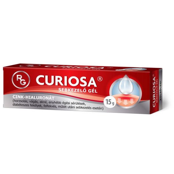Curiosa sebkezelő gél (15g)