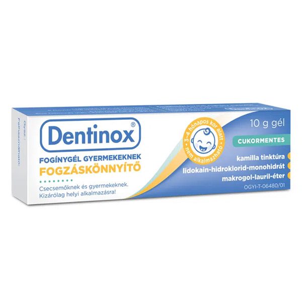 Dentinox fogínygél gyermekeknek (10g)
