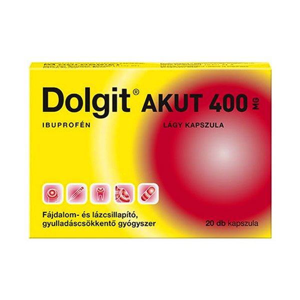 Dolgit Akut 400 mg lágy kapszula (20x)
