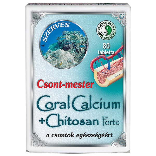 Dr. Chen Csont-Mester Coral Calcium Forte tabletta (80x)