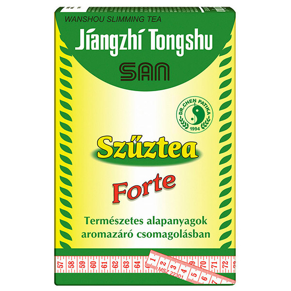 Dr. Chen Jiangzhi Tongshu San Szűztea Forte zsíroldó filteres tea (15x)