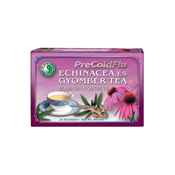 Dr. Chen PreColdFlu Echinacea + gyömbér tea (20x)