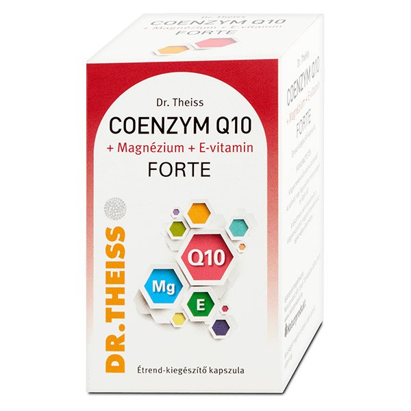 Dr. Theiss Koenzim Q10 + Magnézum + E-vitamin Forte kapszula (60x)