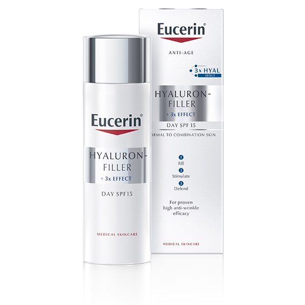 Eucerin Hyaluron-Filler (ráncfeltöltő nappali arckrém normál és vegyes bőrre) (50ml)