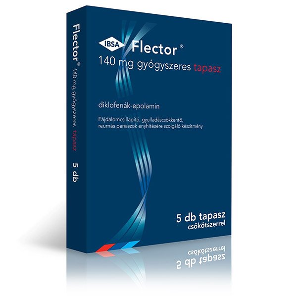 FLECTOR 140 mg gyógyszeres tapasz 5 db