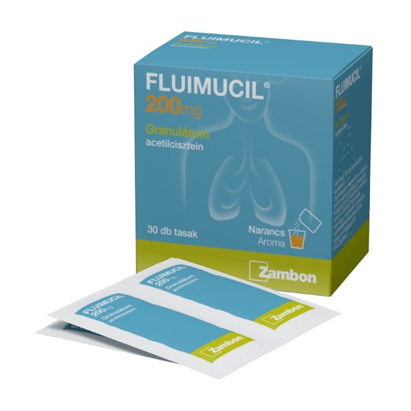 Fluimucil 200 mg granulátum (30x)