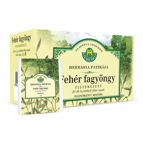 Herbária Fehér fagyöngy filteres tea (20x)