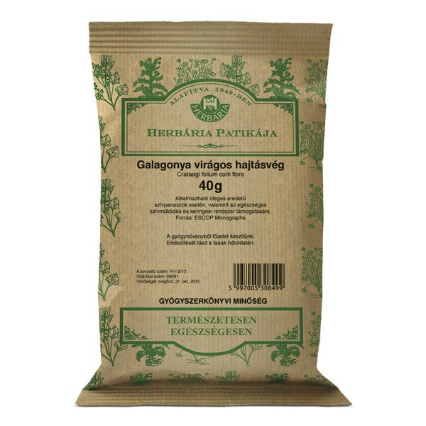 Herbária Galagonya virágos hajtásvég tea (40g)