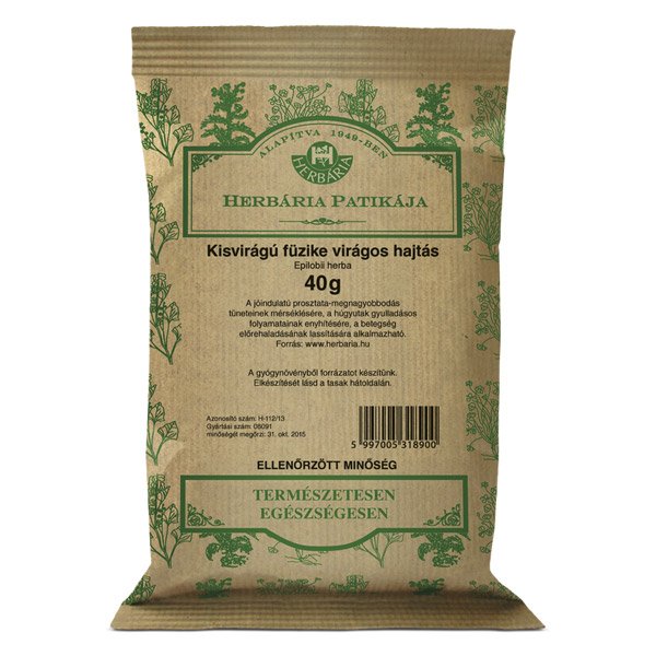 Herbária Patikája Kisvirágú füzike filteres tea 25x1g, 0,03 kg | militia.hu