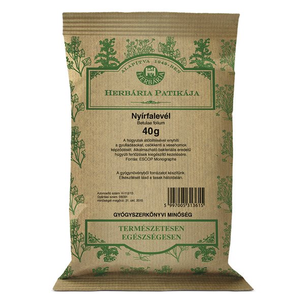 Nyírfalevél tea 75 g - HerbaDoctor - HerbaDoctor Webáruház