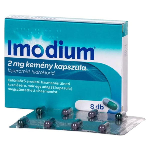 Imodium 2 mg kemény kapszula (8x)