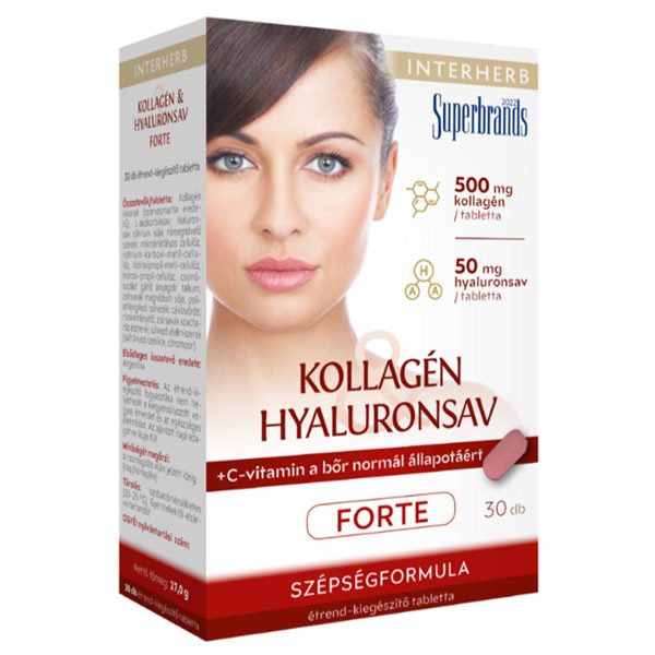 Interherb Kollagén & Hyaluronsav Forte tabletta (30x)