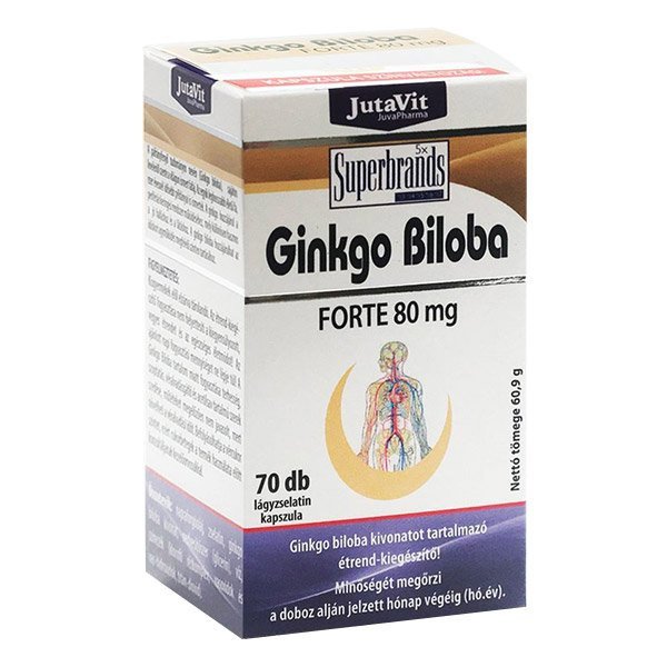 JutaVit Ginkgo Biloba Forte 80 mg kapszula (70x)