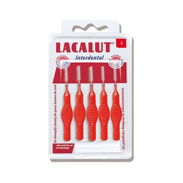 Lacalut Interdental fogköztisztító kefe védőkupakkal S (5x)