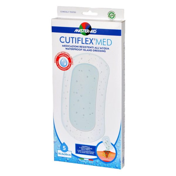 Master-Aid Cutiflex vízálló steril sebfedő 10,5x20cm (5x)