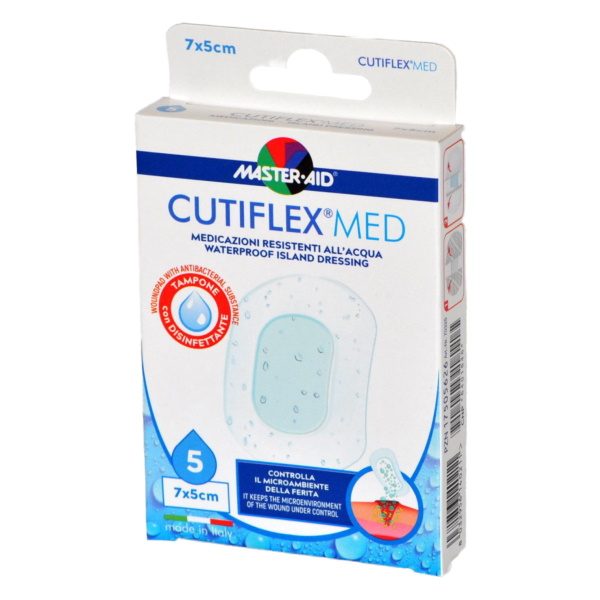 Master-Aid Cutiflex vízálló steril sebfedő 5x7cm (5x)
