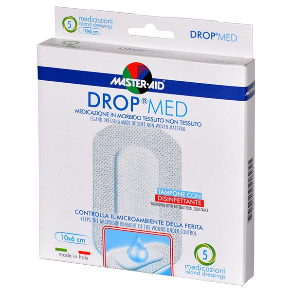 Master-Aid Drop Med Sensitive steril sebfedő - 10x6cm (5x)