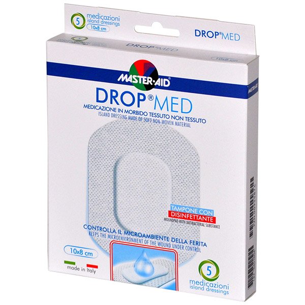Master-Aid Drop Med Sensitive steril sebfedő - 10x8cm (5x)