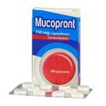 Mucopront 750 mg rágótabletta (20x)