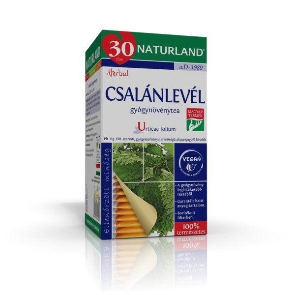 Naturland Csalánlevél filteres tea (25x)