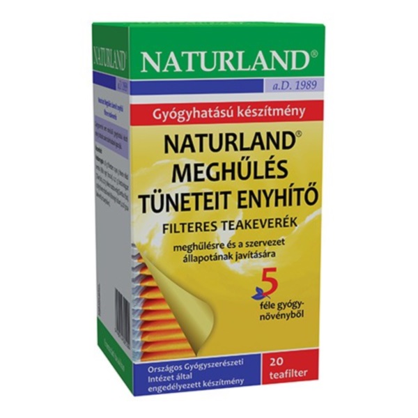 Naturland Meghűlés tüneteit enyhítő filteres teakeverék (20x)