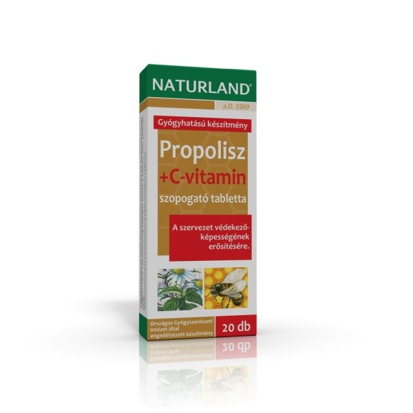 Naturland Propolisz + C-vitamin tabletta (60x)