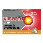 Nurofen 125 mg végbélkúp gyermekeknek (10x)