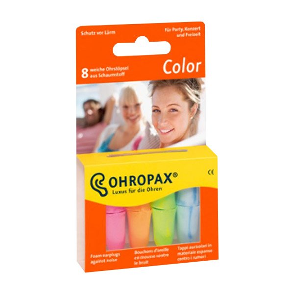 Ohropax Color füldugó - 4 pár (8x)