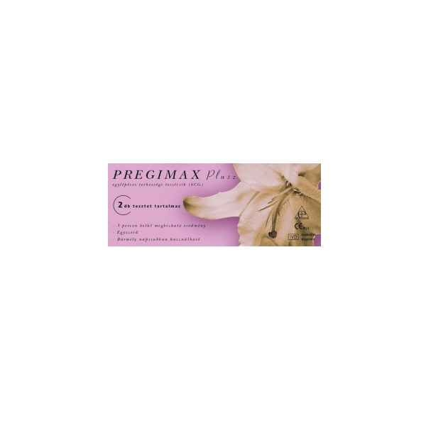 Pregimax Plusz Duo terhességi tesztcsík (2x)