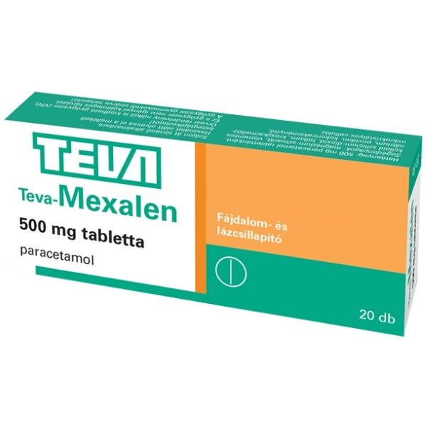 TEVA-Mexalen 500 mg tabletta (20x)