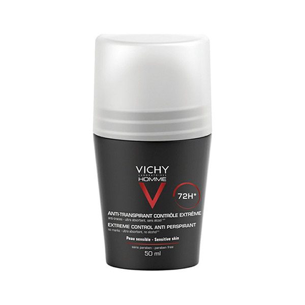Vichy Homme (intenzív izzadságszabályozó golyós dezodor) (50ml)