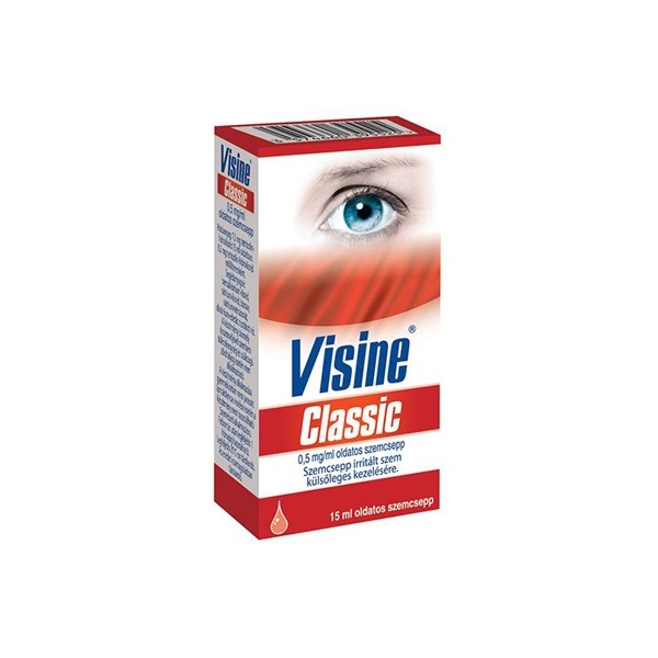 VISINE CLASSIC 0,5 mg/ml oldatos szemcsepp - Gyógyszerkereső - Háfeherhold.hu