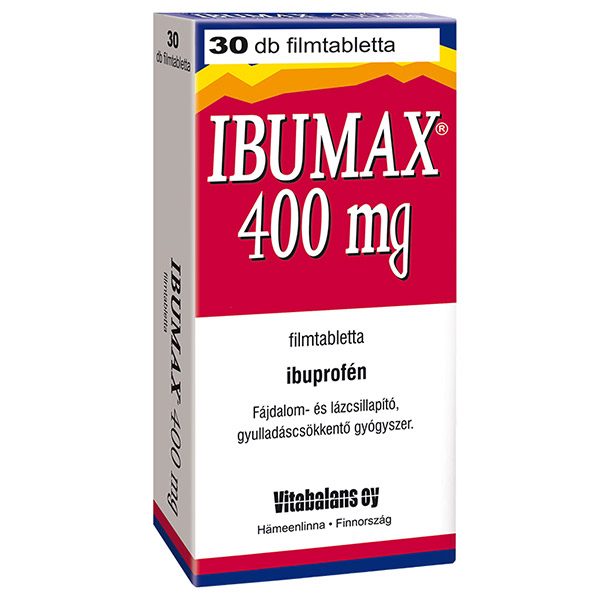 Vitabalans oy Ibumax 400 mg filmtabletta (30x)