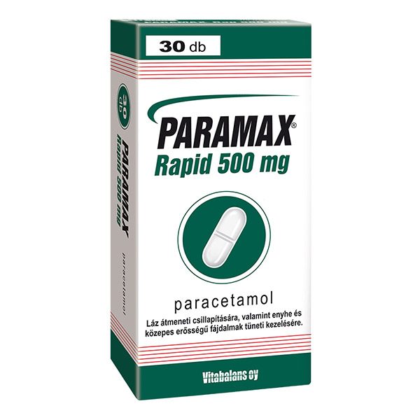 Vitabalans oy Paramax Rapid 500 mg tabletta (30x)