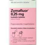 Zymafluor 1/4 mg bukkális tabl. (100x)